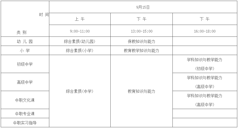 2024年下半年安徽省中小学教师资格考试笔试公告